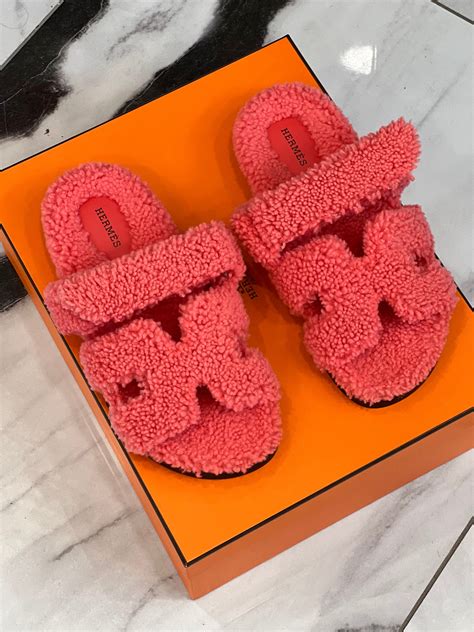 hermes woolskin sandals